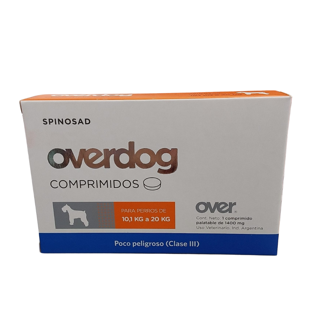 OVERDOG COMPRIMIDOS 10.1-20KG (22.22-44LB)