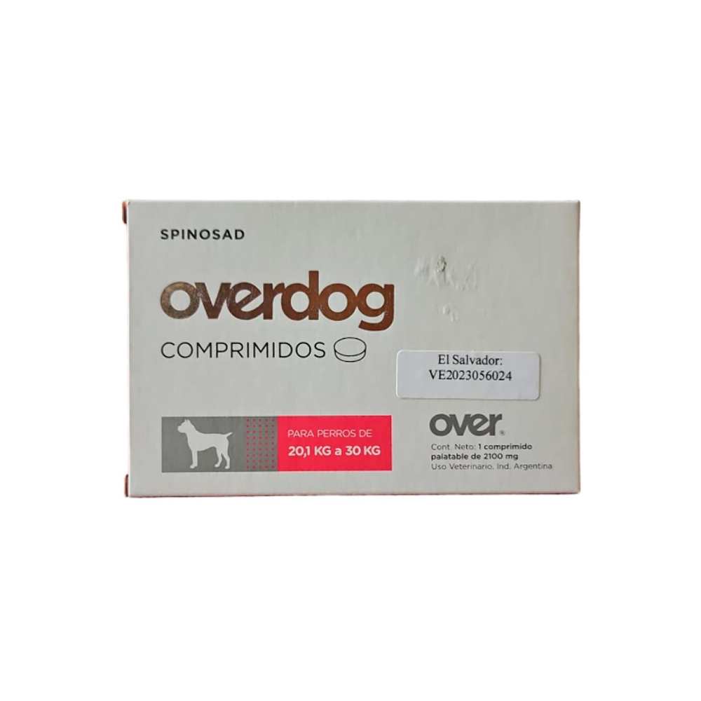 OVERDOG COMPRIMIDO 20.1-30KG