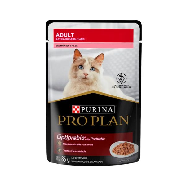 POUCH PROPLAN GATO ADULTO SALMON 85GPOUCH PROPLAN GATO ADULTO SALMON 85G