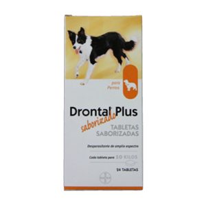 Desparasitante Drontal Plus Saborizado 10 kg