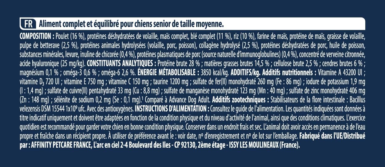 ADVANCE SENIOR MEDIUM 3KG