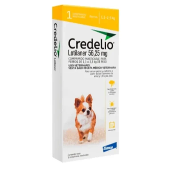 CREDELIO ANTIPARASITARIO 1.3-2.5KG