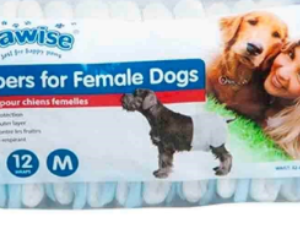 Pañales desechables para mascotas Talla M