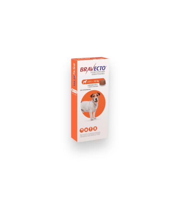 Bravecto para perro de 4.5-10 Kg 250 mg