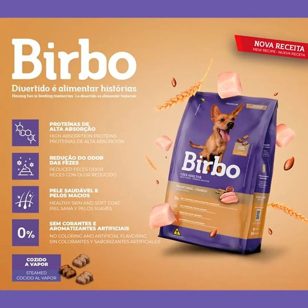 BIRBO PERRO ADULTO TRADICIONAL POLLO 1Kg