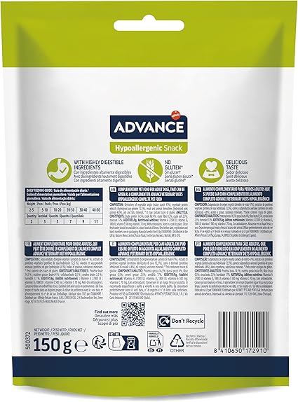 ADVANCE Snacks Hypoallergenic Galletas Para Perros