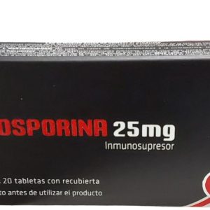 Ciclosporina Inmunosupresor TABLETA 25 Mg