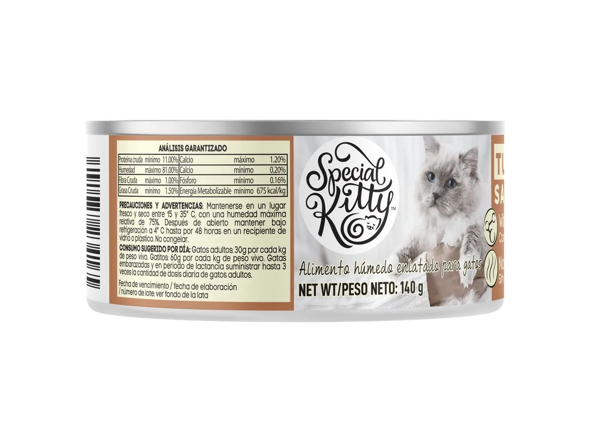Lata Special Kitty Gato Sabor Pavo 140g