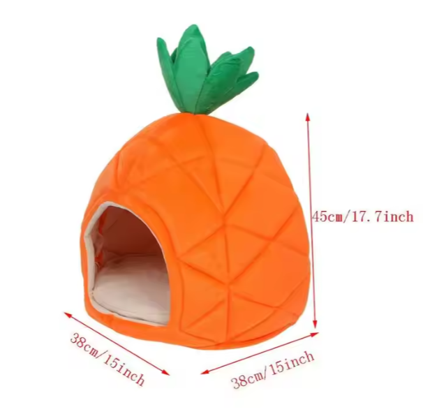 Cama para Mascotas en Forma de Piña