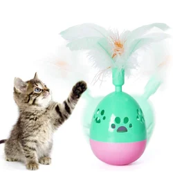 Juguete para gatos con plumas