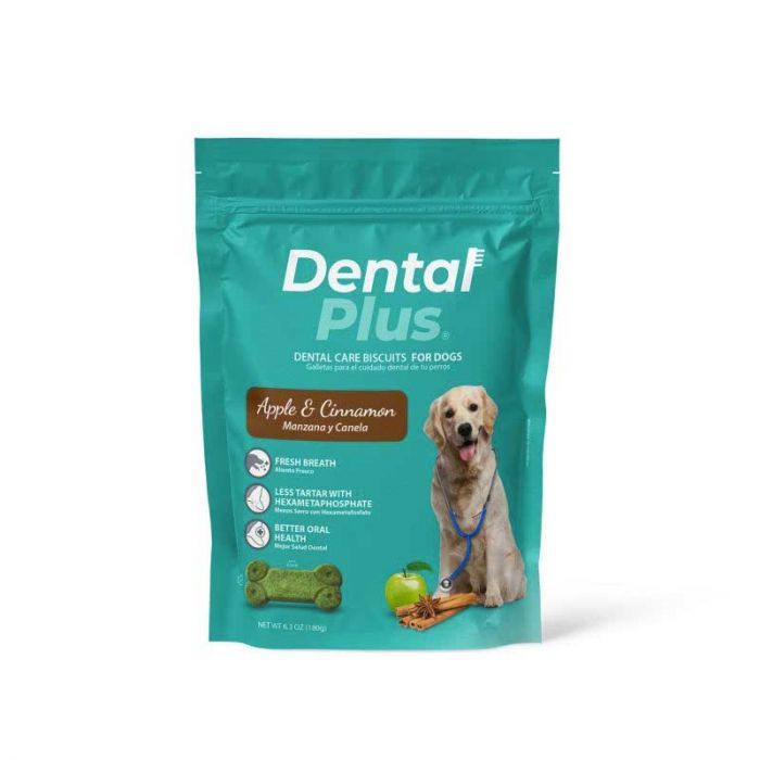Dental Plus Galletas Manzana y Canela 180 gr